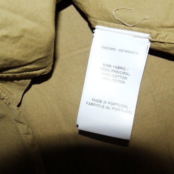 BNWT AW21 OFFICINE GENERALE POPLIN SHIRT S - Picture 10 of 14